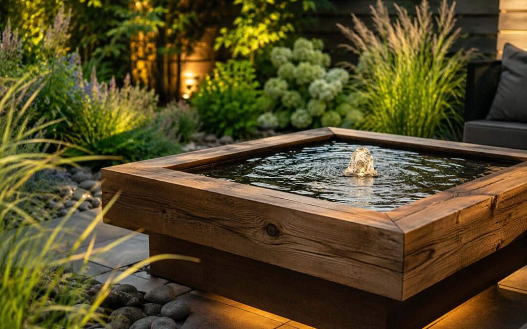 Watertafel tuin zelf maken: een sfeervolle blikvanger voor iedere tuin