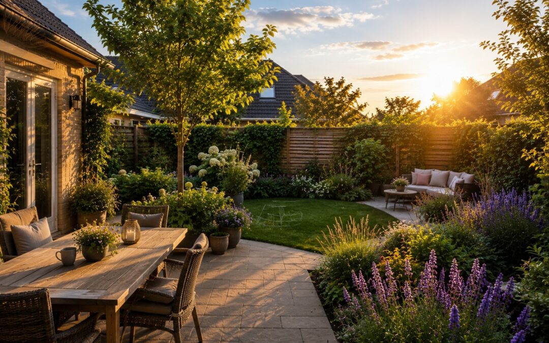 Tuin op het zuidoosten